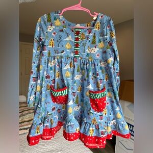 Matilda Jane Winter Solstice Holiday Christmas Nightgown Size 4 GUC